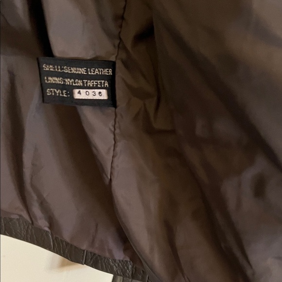 Vintage Wilsons LeatherJacket /dark gray - Picture 3 of 9